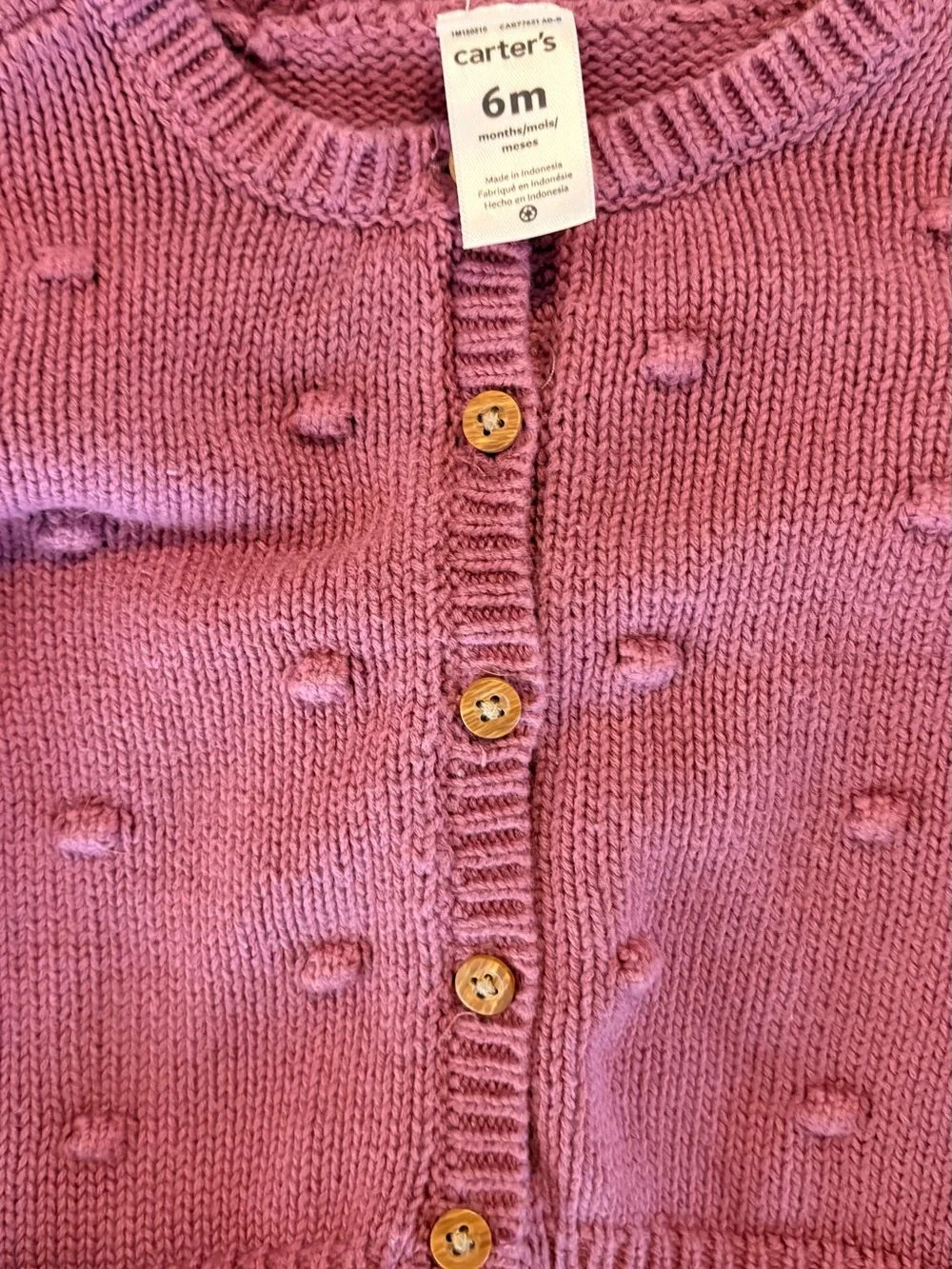 Carters purple knit